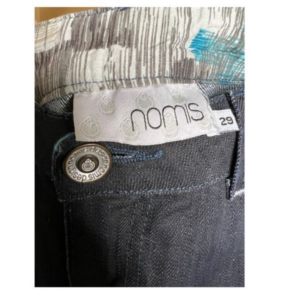 Nomis Womens Regular Fit Denim Straight Jeans Mid Rise Pockets Size 29 Blue - Picture 3 of 5
